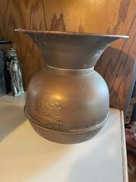 Vintage Brass Copper Union Pacific Railroad Train Spittoon ...