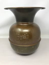 Vintage Union Pacific Railroad Spittoon Copper Brass RR ...