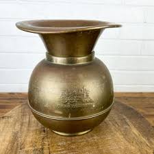 Vintage Brass Union Pacific Railroad Spittoon – Distressed Patina - Etsy