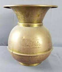 Sold at Auction: Brass Union Pacific Railroad spittoon