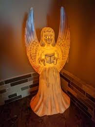 Vintage Union Products Plastic Blow Mold Light-Up Christmas Angel 18" Tall~VGC | eBay