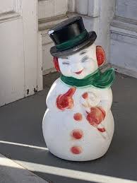 Vintage 14in Blow Mold Frosty The Snow Man, No Bulb (16D) | eBay