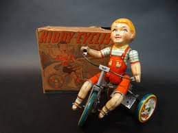 Kiddy Cyclist Tin Toy A2095 – Early California Antiques Shop