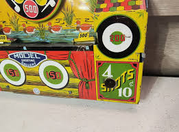 Vintage TIN LITHO WYANDOTTE MODEL SHOOTING GALLERY DUCKS ...