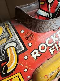 VINTAGE MARX 1930'S TIN LITHO WIND-UP FLASH GORDON ROCKET ...