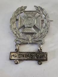 Vintage US Army Military Expert Badge Medal Machine Gun WW2 ...