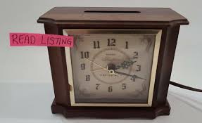 Sears Tradition Lighted Dial Electric Alarm Clock Vintage ...