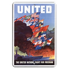 United for Freedom: Powerful World War II Tribute Sign | eBay