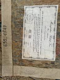 Vintage French Hand Printed Tapestry, 1970s for sale at Pamono