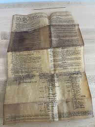 We The People Constitution of The United States - parchment replica | eBay