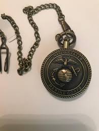 Marine Corps pocket watch his chain New | Mercari