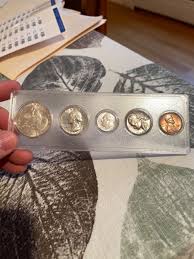 1963 D US Mint Set. In vintage case Whitman Case (#100735 ...