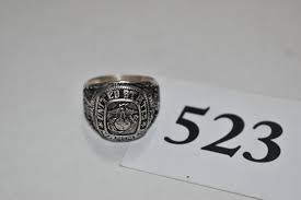 Lot - USMC 1945 Iwo Jima .925 Silver Ring WWII