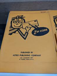 VTG Lot Of FOUR Mr. Zip ZIP CODE Book Published By Astro ...