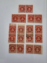 U.S. POSTAGE DUE Stamp Lot. 5 Cents. | eBay