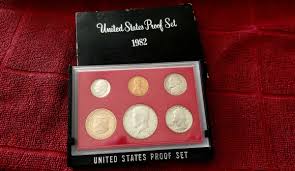 1982-S US Mint Proof Set 6 Coins in Original Display Case BRILLIANT | eBay