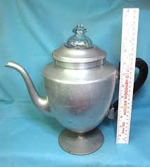 Landers Frary & Clark Fire King Stovetop Coffee Percolator ...