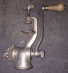 Universal Iron Meat Grinder Food Chopper LF&C New Britain ...