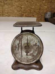 Antique 24 Lb General Store Country Americana Kitchen Scale ...