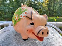 Mid Century Universal Statuary Corp Piggy Bank 1976 - Etsy ...