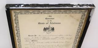 Framed 1964 Jim Nabors 'Honorary Colonel' Alabama Commission - Oahu Auctions