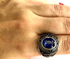 Gold Lance 10K White Gold 1973 East Side High School Men's Class Ring Size 10 | eBay