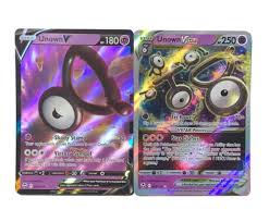 Amazon.com: Unown V & Vstar 065/195- Silver Tempest ...