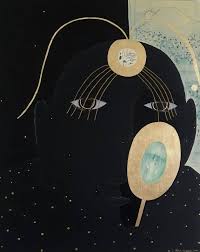 Black and Gold Unison Painting by Adam Norgaard | Saatchi Art United Arab Emirates