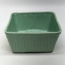 Vintage MCM Roseville Ohio R.R.P. Co. Square Pot Planter | eBay