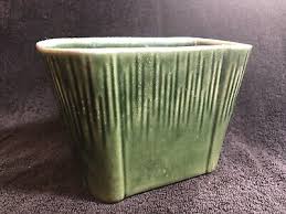 USA planter CP-022 olive green glazed | eBay