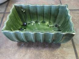 CALIFORNIA POTTERY ~ VINTAGE RECTANGULAR PLANTER #3808 ...