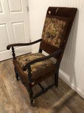 Sold at Auction: Italian Renaissance Revival Embroidered Chair