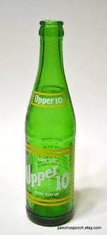 Vintage Upper 10 Soda Bottle King Size Green Glass ACL 10oz Nehi Bottling Chattanooga Collectible Advertising Panchosporch - Etsy UK