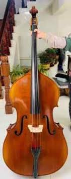 Handmade Upright double bass Solid Maple back and Spruce wood top 3/4 | eBay
