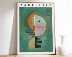 Kandinsky Poster, Upward, Abstract Art, Wassily Kandinsky ...