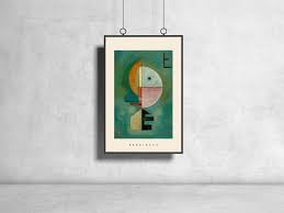 Wassily Kandinsky Upward Poster Abstract Wall Hanging ...