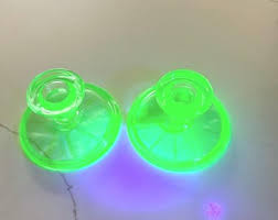 Antique Vaseline Uranium Pressed Glass Basket 19th C. UV Reactive Victorian - Etsy Ireland