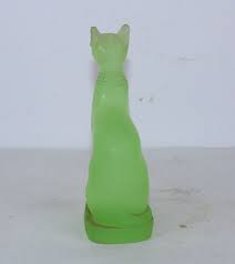 Rare Egyptian Antique Moonshine Stone Bastet Cat God of ...