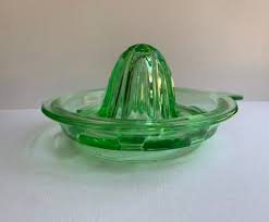 Vintage Green Vaseline Glass Juicer: Uranium Glass Reamer - Etsy