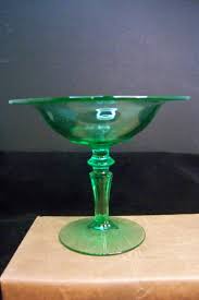 Tall Footed, Compote Dish, Roman Column Stem, Plain Edge, 6 ...