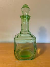 Tall Green Glass - Etsy