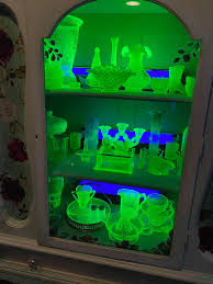 Uranium glass collection and display ideas