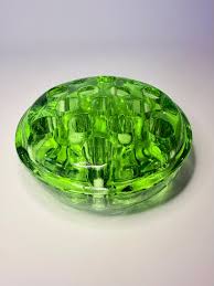 Rare Uranium Glass Vintage - Etsy