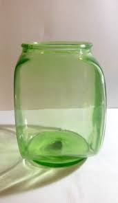 VINTAGE URANIUM GLASS FISH BOWL & HOUZE AGATE & METAL STAND, VERY RARE! | eBay