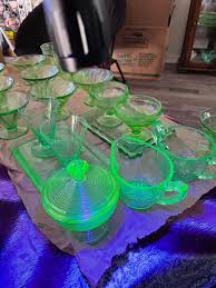 Did I get a good deal on this vintage uranium glass lot?