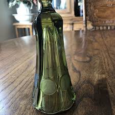 Vintage Fostoria Coin Pattern Glass Bud Vase Green 8"x 3 ...
