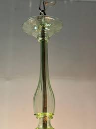 Venetian chandelier in green Murano glass, circa 1940 For ...