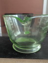 Vtg Hazel Atlas Measuring Mixing Cup Uranium Glass Pint Cup ...