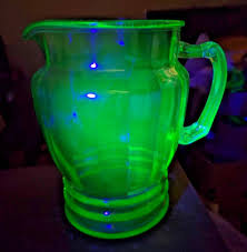 Uranium Vaseline Green Anchor Hocking 8 1/2" Large Pitcher ~56 Oz. - Etsy UK