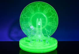 PRICED PER PIECE | Antique C1930s Green Vaseline Uranium ...